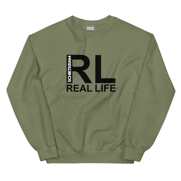 Sweatshirt - Real Life black ein Produkt von SCHIETKRAM