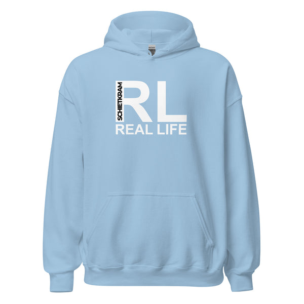 Hoodie Classic - Real Life white ein Produkt von SCHIETKRAM