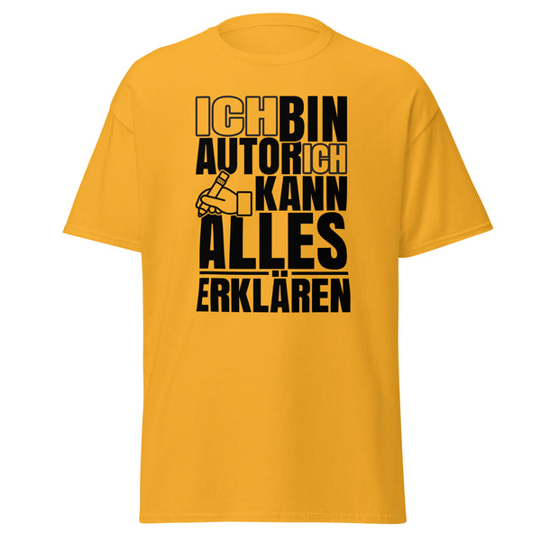 T-Shirt Classic - Ich kann alles erklären black ein Produkt von SCHIETKRAM