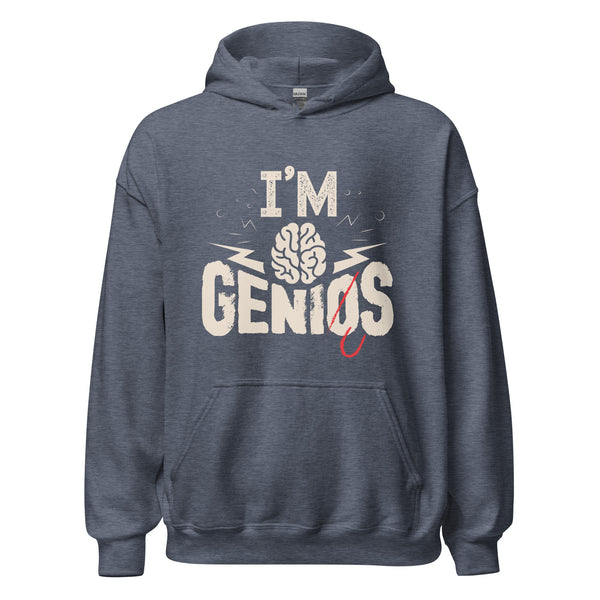 Hoodie Classic - I'm Genius ein Produkt von SCHIETKRAM