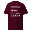 T-Shirt Classic - Writer white ein Produkt von SCHIETKRAM