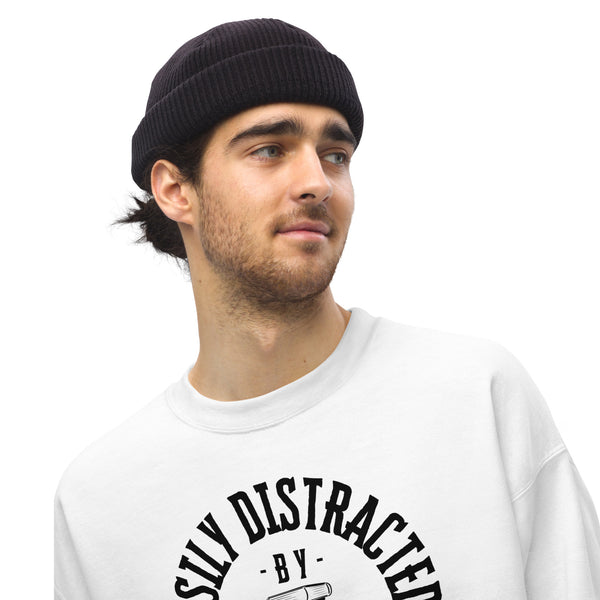 Sweatshirt - Easily distracted by Books black ein Produkt von SCHIETKRAM