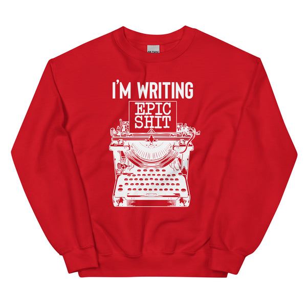 Sweatshirt - Writing Epic Shit white ein Produkt von SCHIETKRAM