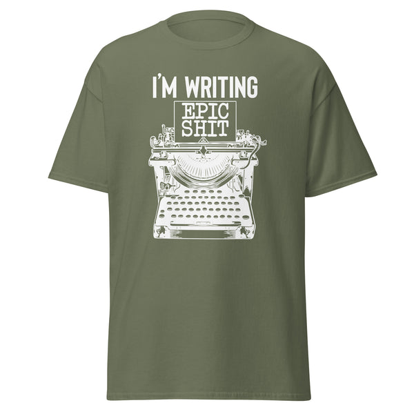 T-Shirt Classic - Writing Epic Shit white ein Produkt von SCHIETKRAM
