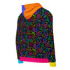 Zip-Hoodie Allover-Print - Neon Christmas ein Produkt von SCHIETKRAM