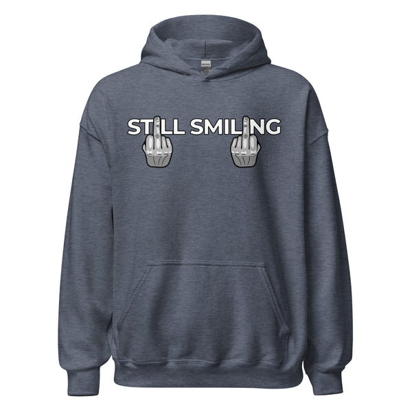 Hoodie Classic - Still Smiling white ein Produkt von SCHIETKRAM