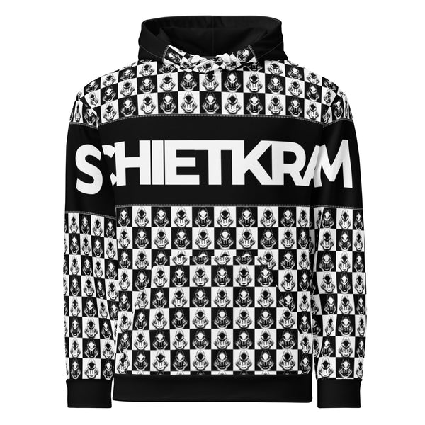 Allover Print Hoodie - Chess dark ein Produkt von SCHIETKRAM