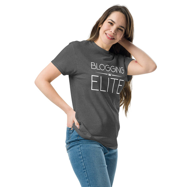 T-Shirt Classic - Blogging Elite white ein Produkt von SCHIETKRAM