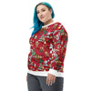 Allover Print Sweatshirt - Crazy Christmas ein Produkt von SCHIETKRAM