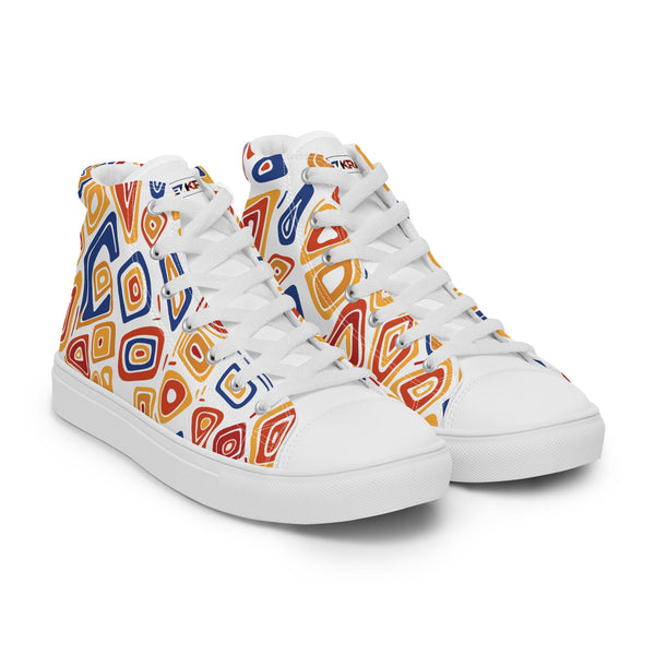 Canvas High-Top Sneaker - Africa white ein Produkt von SCHIETKRAM