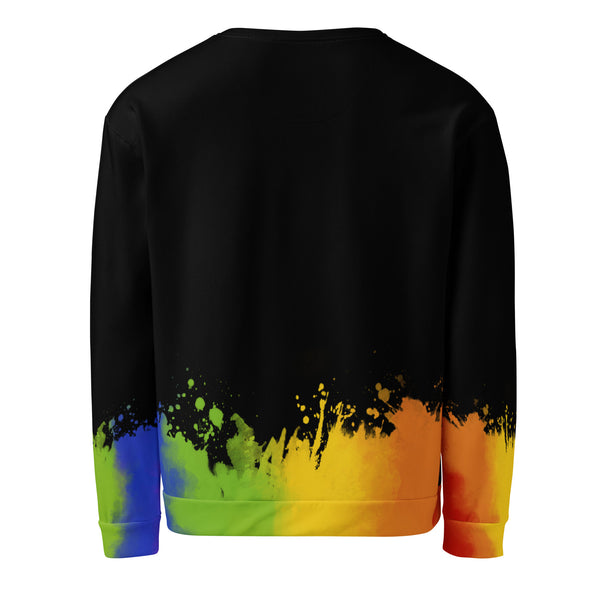 Allover Print Sweatshirt - Prideballon black by Wanderkraehe ein Produkt von SCHIETKRAM