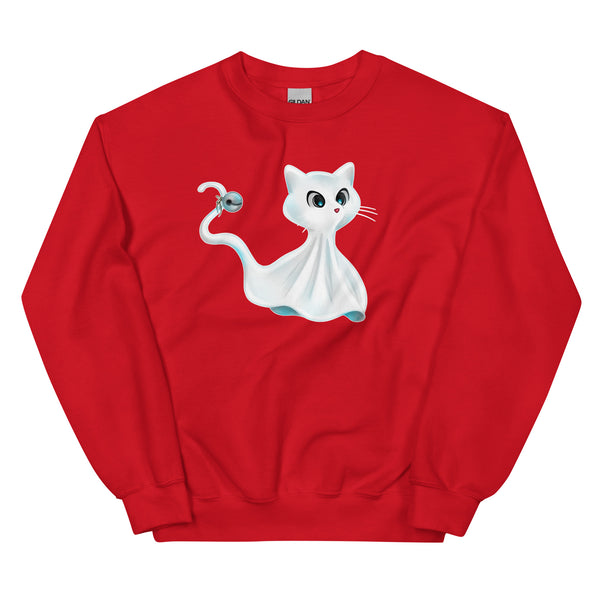 Sweatshirt - Ghost Cat by Wanderkraehe ein Produkt von SCHIETKRAM