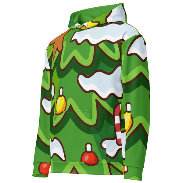 Allover Print Hoodie - Weihnachten Tree one ein Produkt von SCHIETKRAM