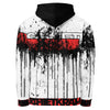 Allover Print Hoodie - Splash ein Produkt von SCHIETKRAM