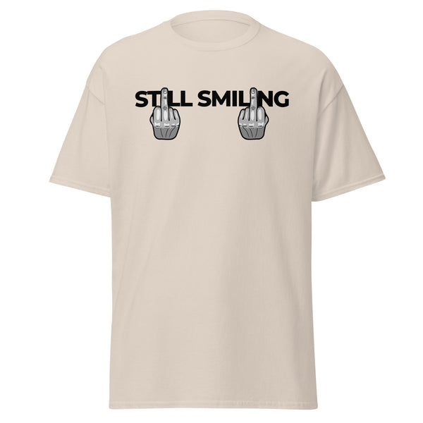 T-Shirt Classic - Still Smiling black ein Produkt von SCHIETKRAM