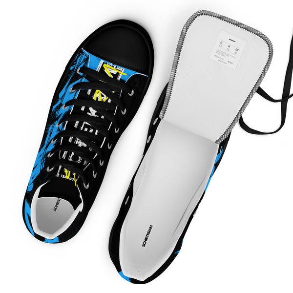 Canvas High-Top Sneaker - Good Mood black ein Produkt von SCHIETKRAM