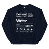 Sweatshirt - Writer white ein Produkt von SCHIETKRAM