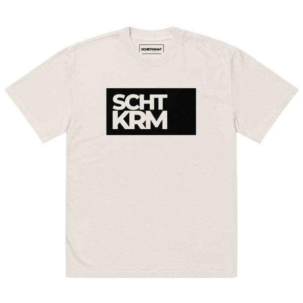 Oversized faded T-shirt - SCHTKRM black ein Produkt von SCHIETKRAM