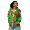 Zip-Hoodie Allover-Print - Weihnachten Tree three ein Produkt von SCHIETKRAM