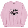 Sweatshirt - Goddess of Writing black ein Produkt von SCHIETKRAM