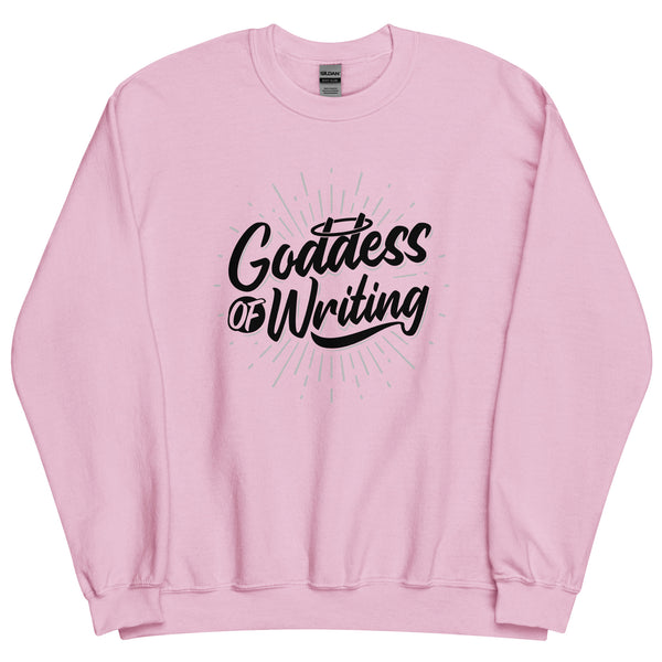 Sweatshirt - Goddess of Writing black ein Produkt von SCHIETKRAM