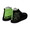 Canvas High-Top Sneaker - Oktopus black ein Produkt von SCHIETKRAM