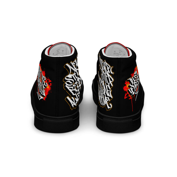 Canvas High-Top Sneaker -Just be yourself black ein Produkt von SCHIETKRAM