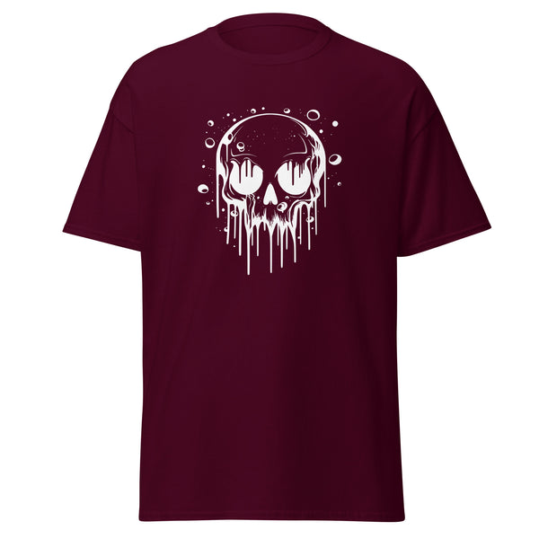 T-Shirt Classic - Melting Skull white ein Produkt von SCHIETKRAM