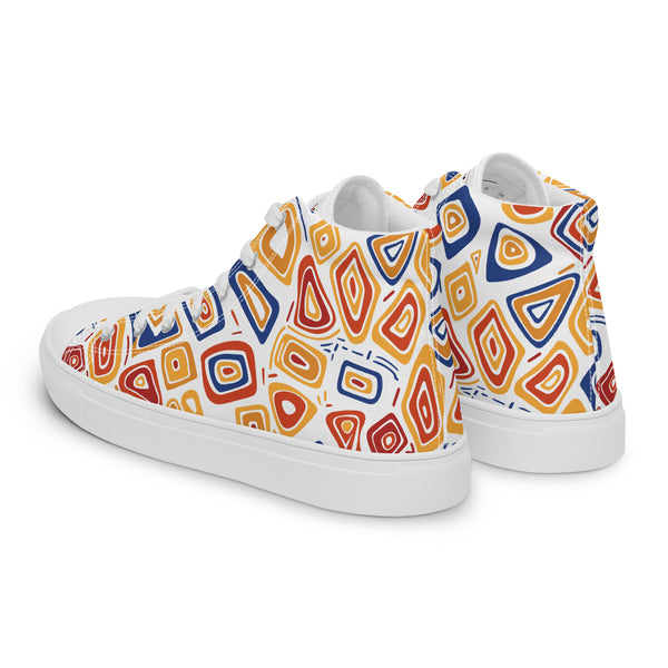 Canvas High-Top Sneaker - Africa white ein Produkt von SCHIETKRAM