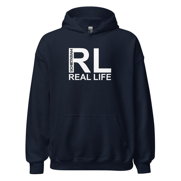 Hoodie Classic - Real Life white ein Produkt von SCHIETKRAM