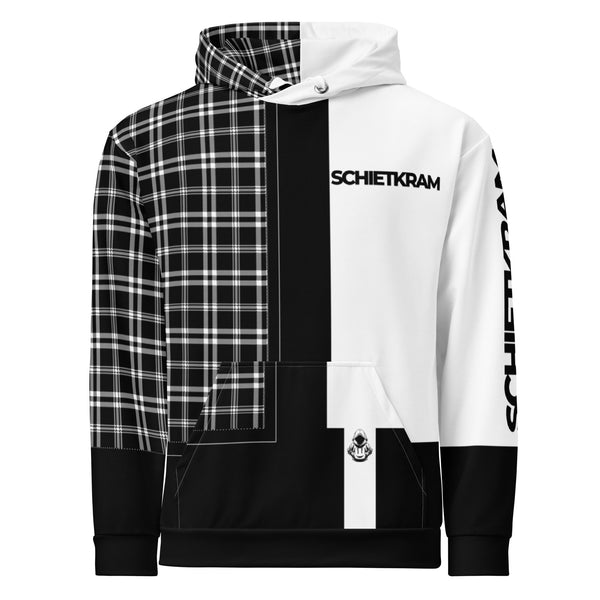 Allover Print Hoodie - Karo ein Produkt von SCHIETKRAM