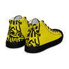 Canvas High-Top Sneaker - Notes yellow ein Produkt von SCHIETKRAM