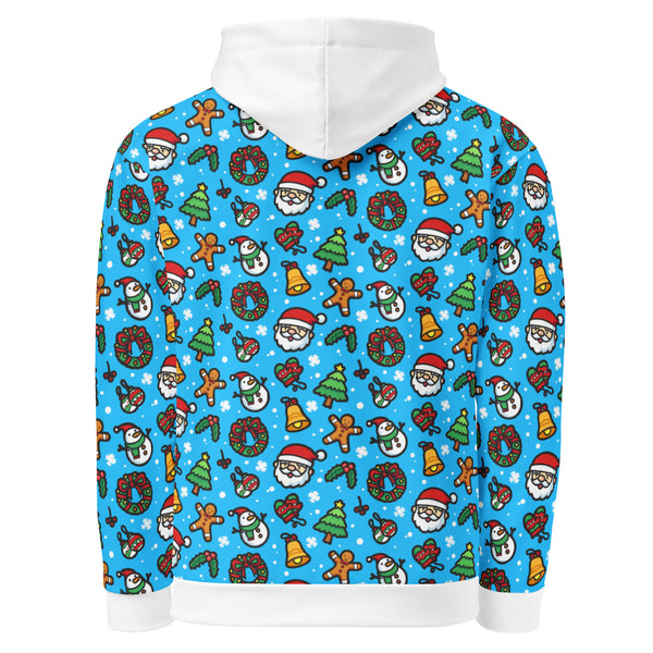 Allover Print Hoodie - Christmas Comic ein Produkt von SCHIETKRAM