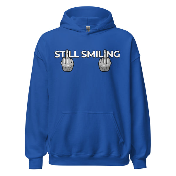 Hoodie Classic - Still Smiling white ein Produkt von SCHIETKRAM
