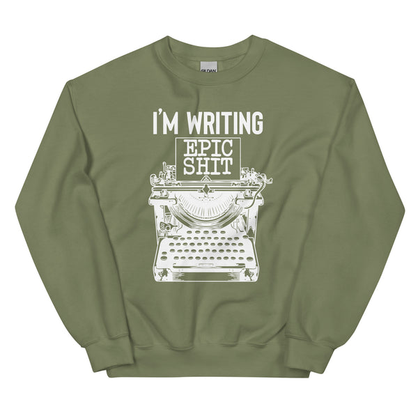 Sweatshirt - Writing Epic Shit white ein Produkt von SCHIETKRAM