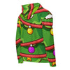 Zip-Hoodie Allover-Print - Weihnachten Tree three ein Produkt von SCHIETKRAM