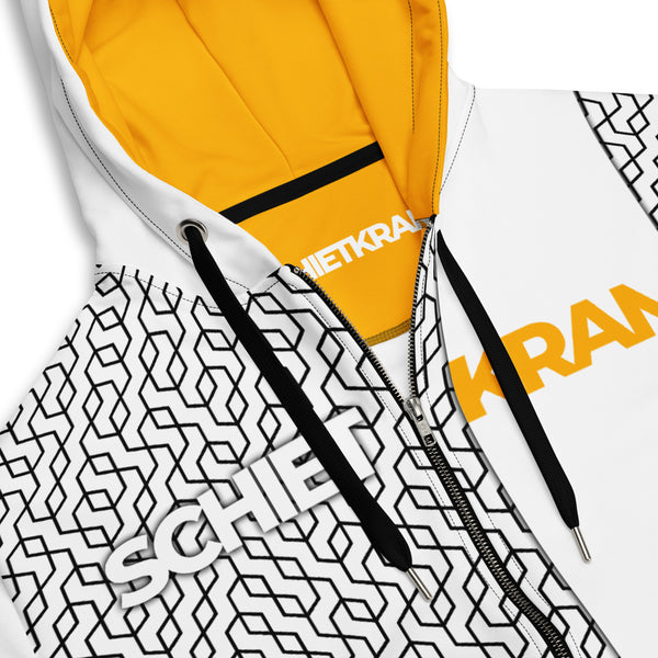 Zip-Hoodie Allover-Print - Hexa ein Produkt von SCHIETKRAM