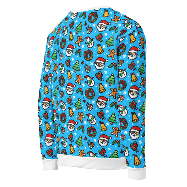 Allover Print Sweatshirt - Christmas Comic ein Produkt von SCHIETKRAM