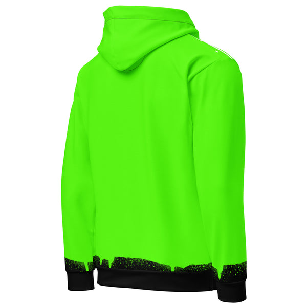 Allover Print Hoodie - Green Message ein Produkt von SCHIETKRAM