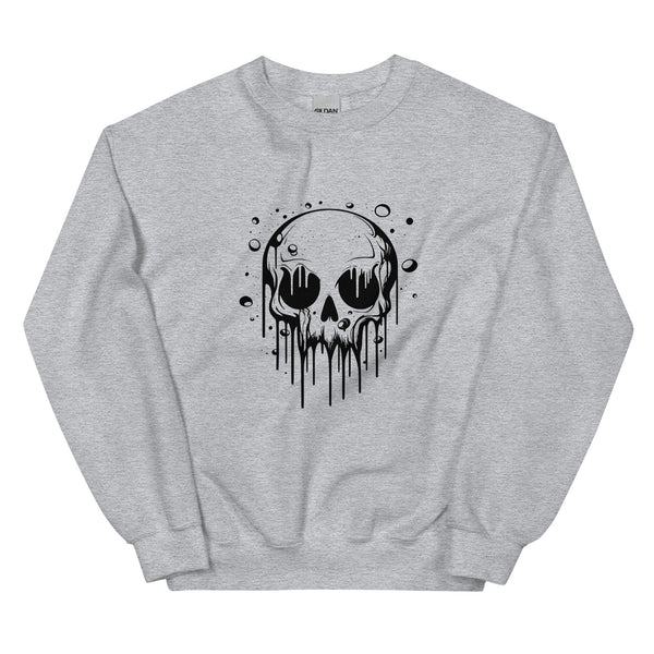 Sweatshirt - Melting Skull black ein Produkt von SCHIETKRAM