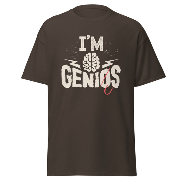 T-Shirt Classic - I'm Genius ein Produkt von SCHIETKRAM