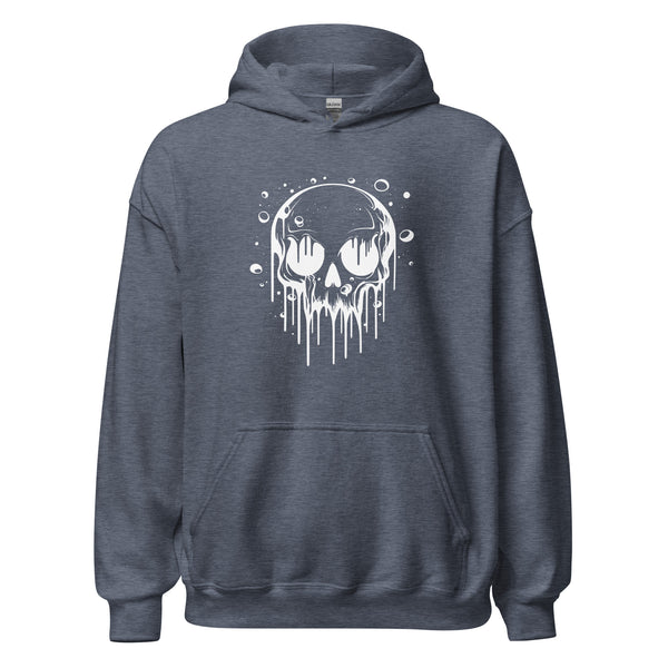Hoodie Classic - Melting Skull white ein Produkt von SCHIETKRAM