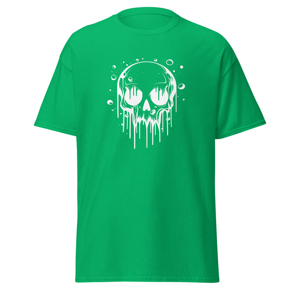 T-Shirt Classic - Melting Skull white ein Produkt von SCHIETKRAM
