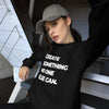 Sweatshirt - Create something no on else can white ein Produkt von SCHIETKRAM