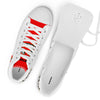 Canvas High-Top Sneaker -Just be yourself white ein Produkt von SCHIETKRAM