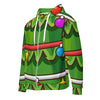 Zip-Hoodie Allover-Print - Weihnachten Tree two ein Produkt von SCHIETKRAM