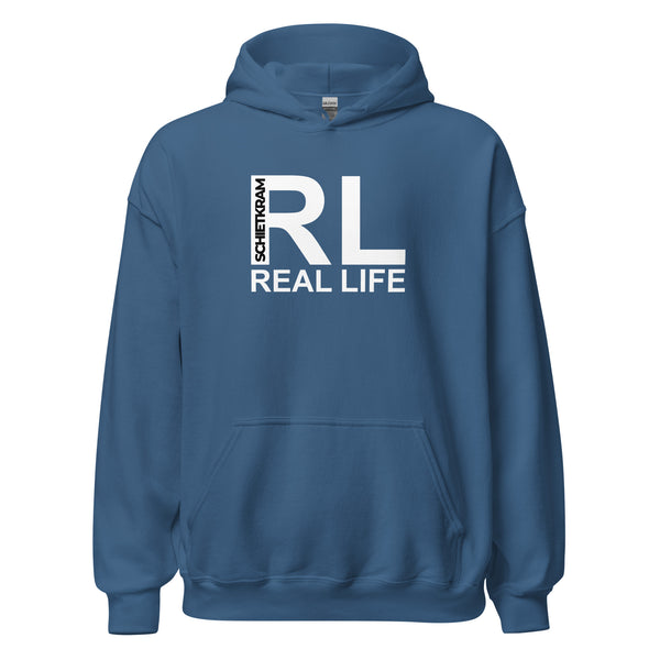 Hoodie Classic - Real Life white ein Produkt von SCHIETKRAM