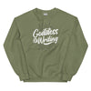 Sweatshirt - Goddess of Writing white ein Produkt von SCHIETKRAM
