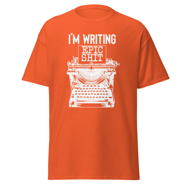 T-Shirt Classic - Writing Epic Shit white ein Produkt von SCHIETKRAM