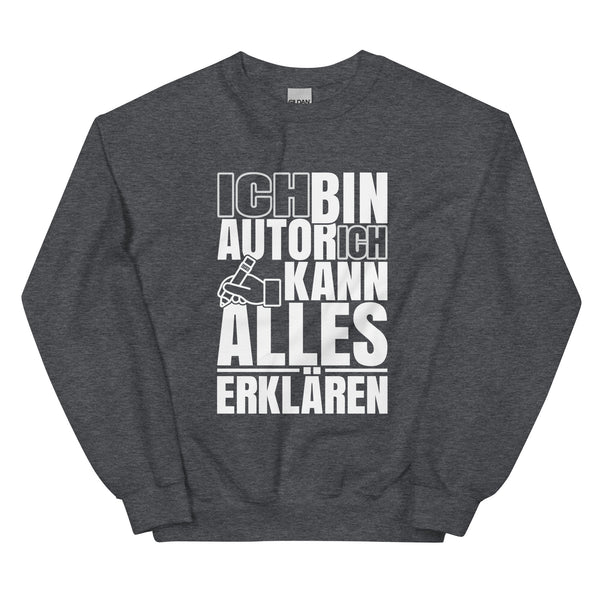 Sweatshirt - Ich kann alles erklären white ein Produkt von SCHIETKRAM